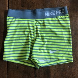Nike pro compression shorts